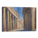 Watercolor Colonnade of St. Peter's Basilica Print - Canvas Art Print by Kanvah