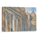 Watercolor Colonnade of St. Peter's Basilica Print - Canvas Art Print by Kanvah