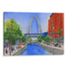 Watercolor St. Louis Arch Print - Canvas Art Print by Kanvah