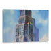 Watercolor Willis Tower Print - Canvas Art Print by Kanvah