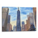 Watercolor Willis Tower Print - Canvas Art Print by Kanvah