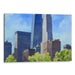 Watercolor Willis Tower Print - Canvas Art Print by Kanvah