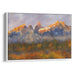 Abstract Rocky Mountains Print - Canvas Art Print by Kanvah