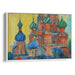 Abstract St. Basil's Cathedral Print - Canvas Art Print by Kanvah