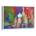 Abstract St. Basil's Cathedral Print - Canvas Art Print by Kanvah