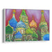 Abstract St. Basil's Cathedral Print - Canvas Art Print by Kanvah