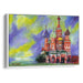 Abstract St. Basil's Cathedral Print - Canvas Art Print by Kanvah