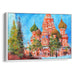 Abstract St. Basil's Cathedral Print - Canvas Art Print by Kanvah