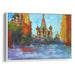 Abstract St. Basil's Cathedral Print - Canvas Art Print by Kanvah