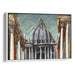 Abstract Colonnade of St. Peter's Basilica Print - Canvas Art Print by Kanvah