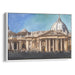 Abstract Colonnade of St. Peter's Basilica Print - Canvas Art Print by Kanvah