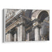 Abstract Colonnade of St. Peter's Basilica Print - Canvas Art Print by Kanvah