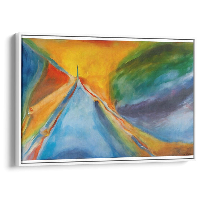 Abstract St. Louis Arch Print - Canvas Art Print by Kanvah