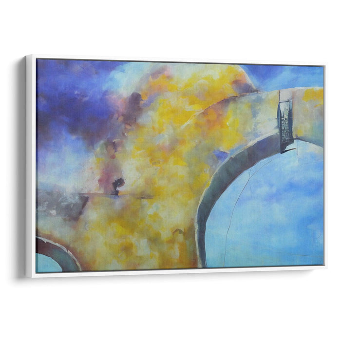 Abstract St. Louis Arch Print - Canvas Art Print by Kanvah