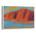 Abstract Uluru Print - Canvas Art Print by Kanvah