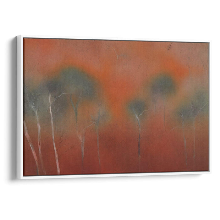 Abstract Uluru Print - Canvas Art Print by Kanvah