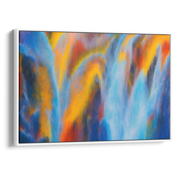 Abstract Victoria Falls Print - Canvas Art Print by Kanvah