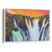 Abstract Victoria Falls Print - Canvas Art Print by Kanvah