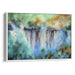 Abstract Victoria Falls Print - Canvas Art Print by Kanvah