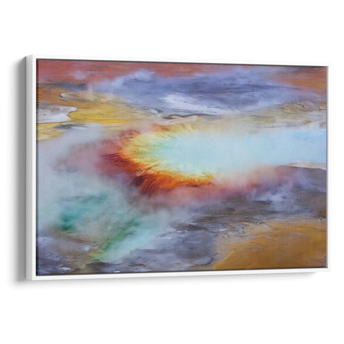 Abstract Yellowstone National Park Print - Canvas Art Print by Kanvah