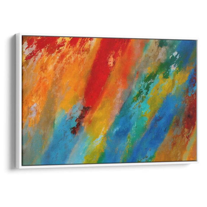 Abstract Yellowstone National Park Print - Canvas Art Print by Kanvah