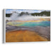 Abstract Yellowstone National Park Print - Canvas Art Print by Kanvah