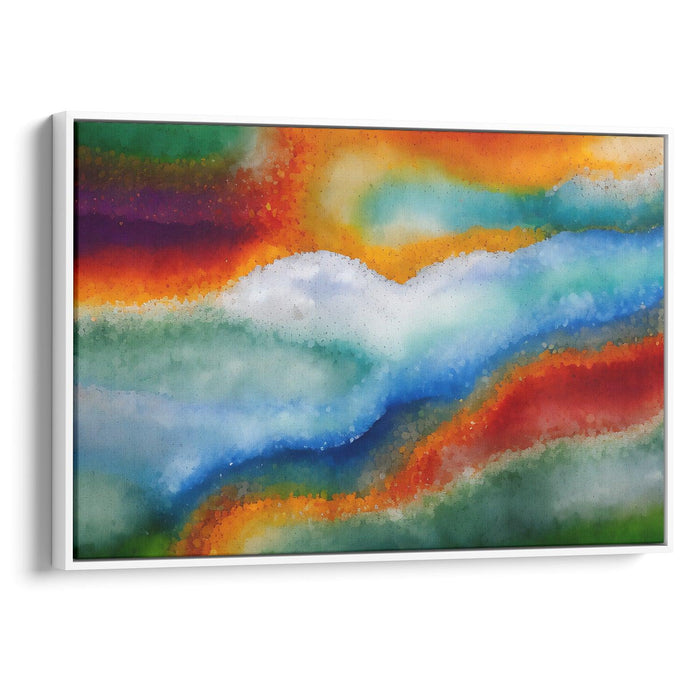 Abstract Yellowstone National Park Print - Canvas Art Print by Kanvah