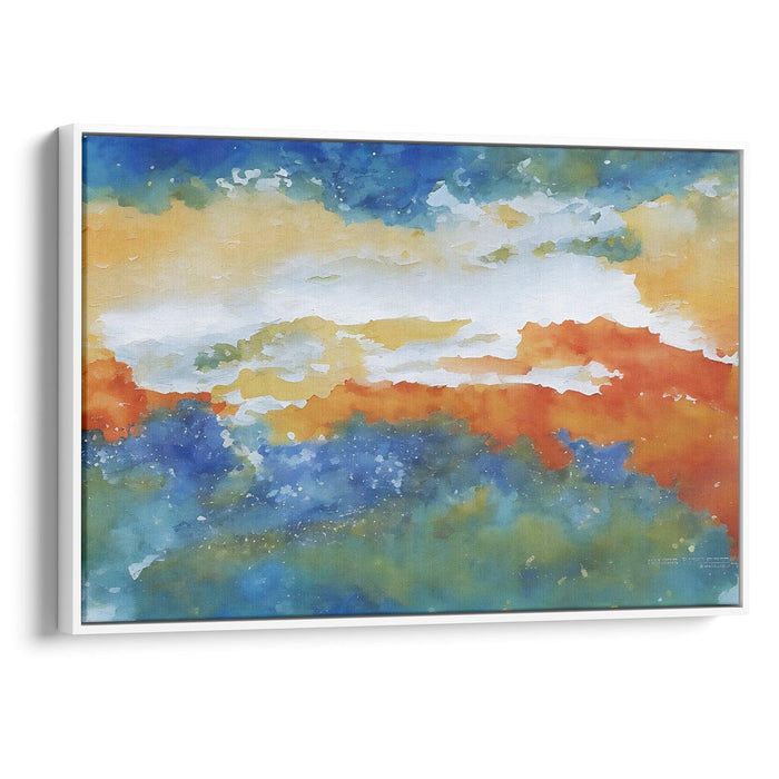 Abstract Yellowstone National Park Print - Canvas Art Print by Kanvah