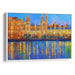 Impressionism Barcelona Print - Canvas Art Print by Kanvah