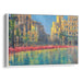 Impressionism Barcelona Print - Canvas Art Print by Kanvah