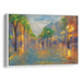 Impressionism Barcelona Print - Canvas Art Print by Kanvah