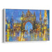 Impressionism Barcelona Print - Canvas Art Print by Kanvah