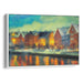 Impressionism Bergen Print - Canvas Art Print by Kanvah