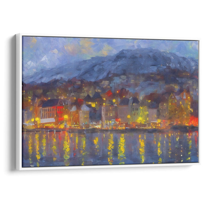 Impressionism Bergen Print - Canvas Art Print by Kanvah