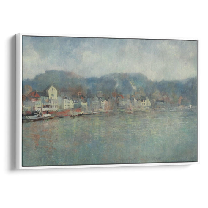 Impressionism Bergen Print - Canvas Art Print by Kanvah