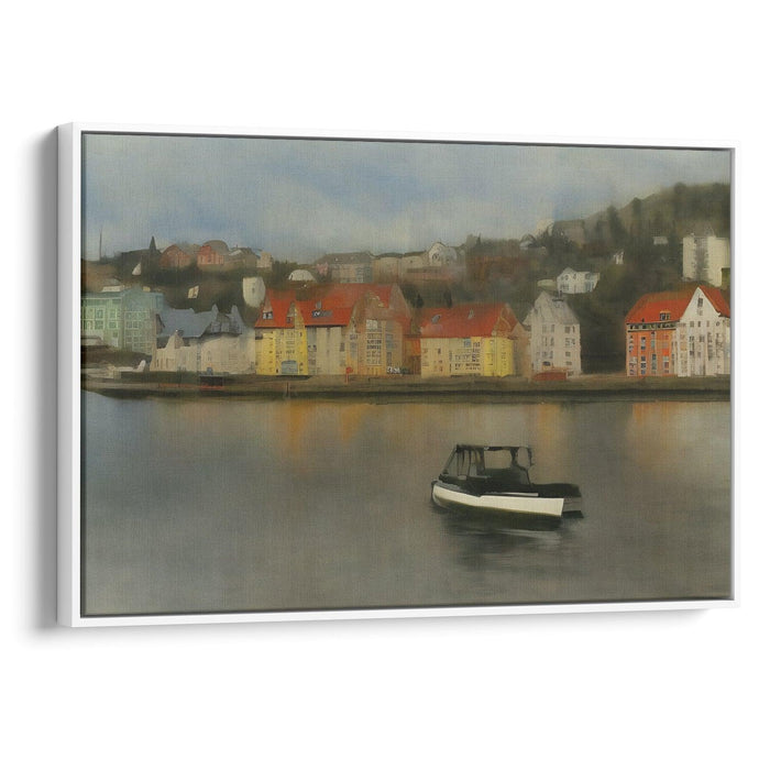 Realism Bergen Print - Canvas Art Print by Kanvah