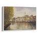 Realism Bergen Print - Canvas Art Print by Kanvah