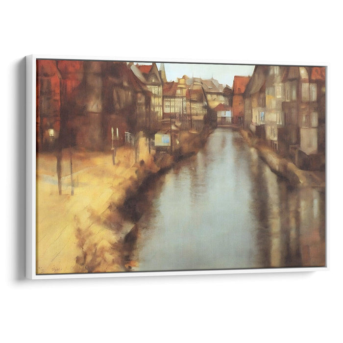 Realism Bergen Print - Canvas Art Print by Kanvah