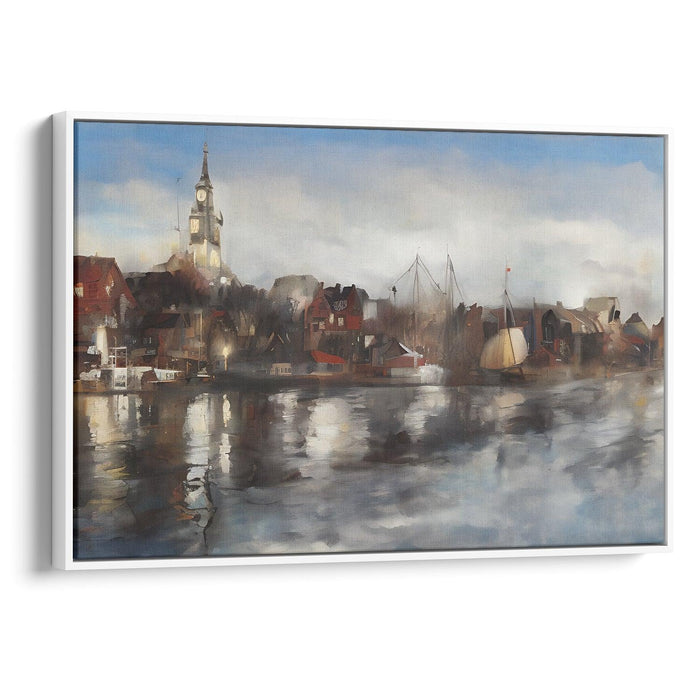 Realism Bergen Print - Canvas Art Print by Kanvah