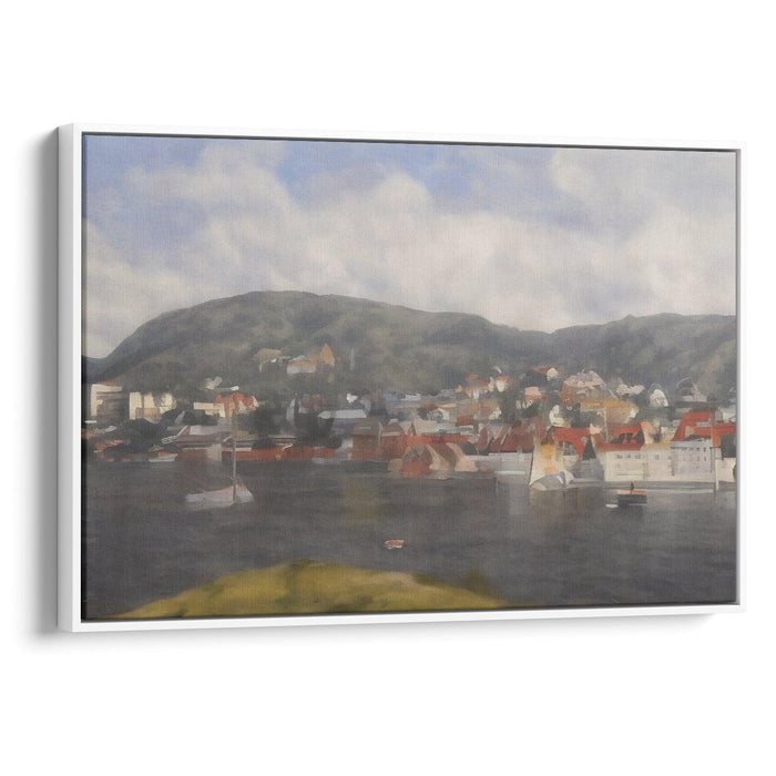 Realism Bergen Print - Canvas Art Print by Kanvah