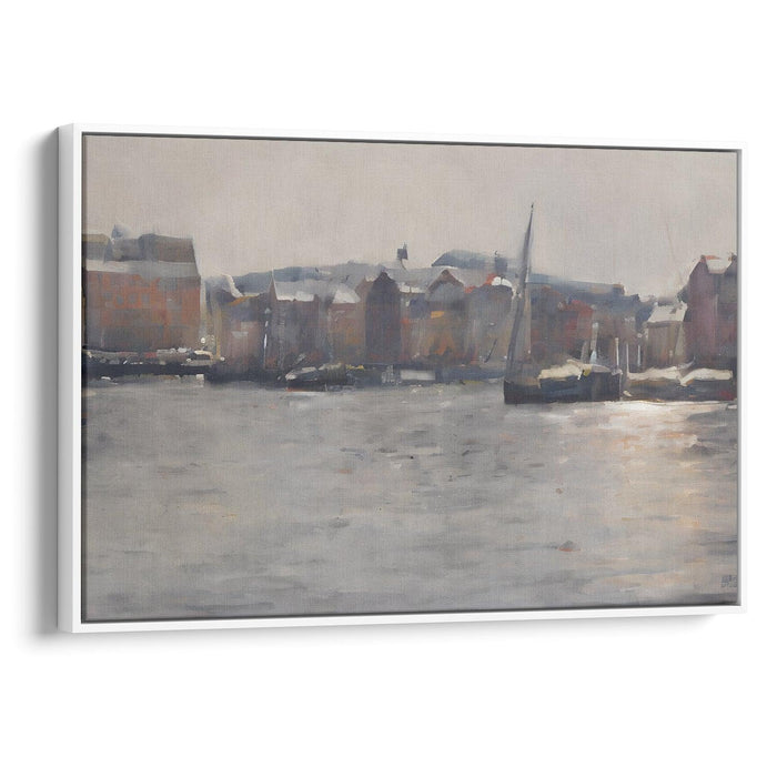 Realism Bergen Print - Canvas Art Print by Kanvah