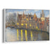 Impressionism Bruges Print - Canvas Art Print by Kanvah