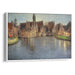 Impressionism Bruges Print - Canvas Art Print by Kanvah