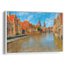 Impressionism Bruges Print - Canvas Art Print by Kanvah