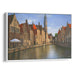 Realism Bruges Print - Canvas Art Print by Kanvah