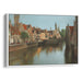 Realism Bruges Print - Canvas Art Print by Kanvah