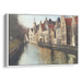 Realism Bruges Print - Canvas Art Print by Kanvah