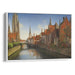 Realism Bruges Print - Canvas Art Print by Kanvah