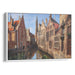 Realism Bruges Print - Canvas Art Print by Kanvah