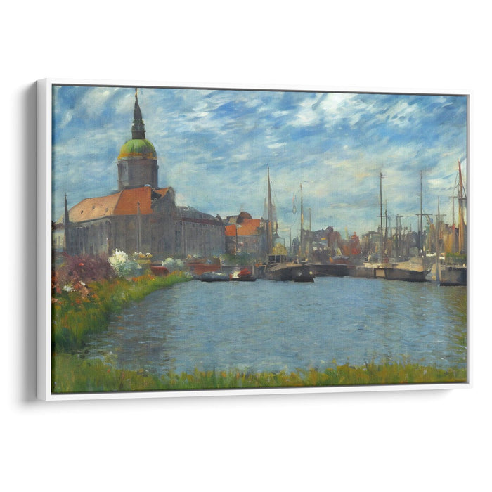 Impressionism Copenhagen Print - Canvas Art Print by Kanvah